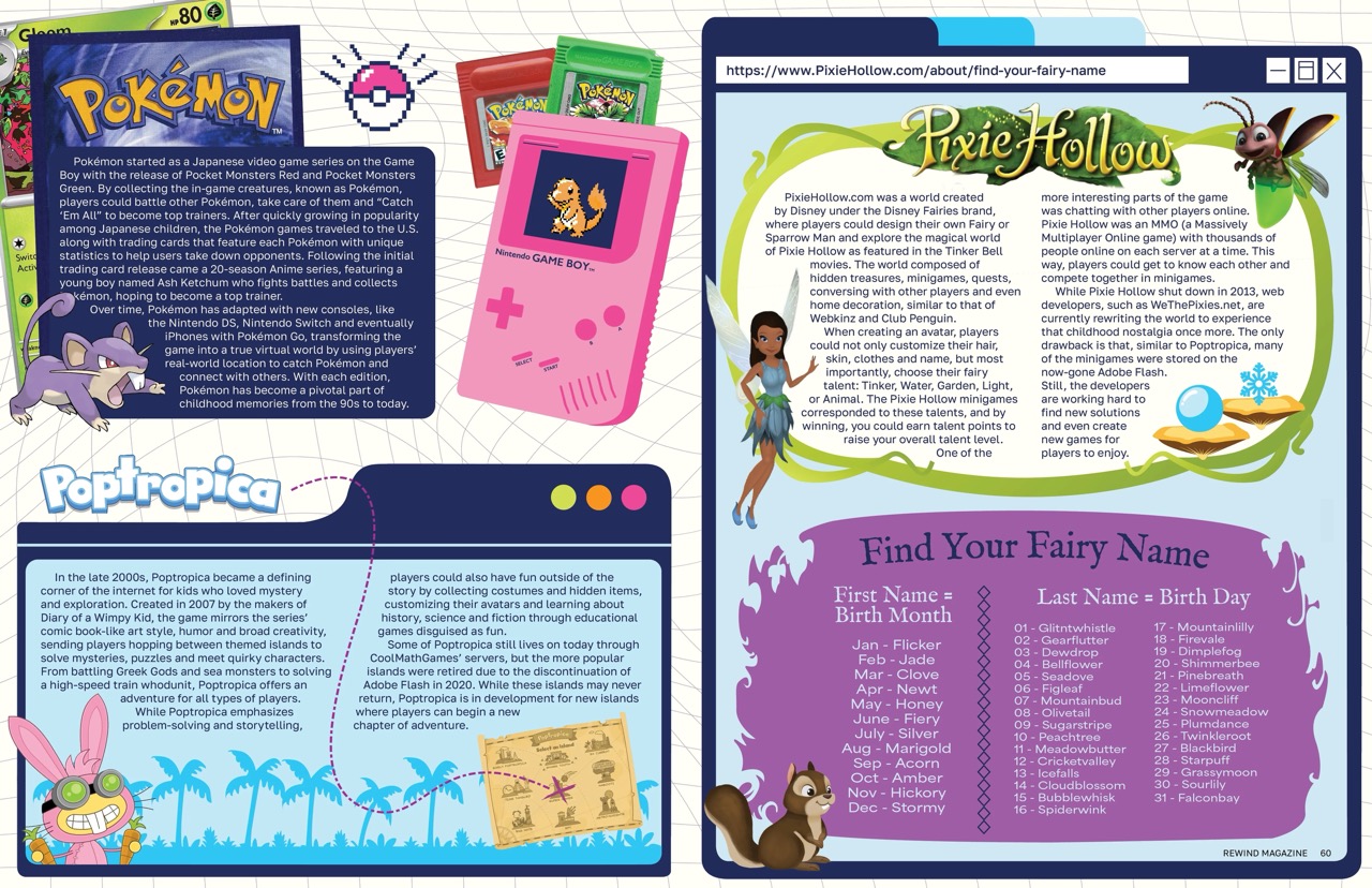 Magazine page for Virtual Worlds, a genre of video game - part 2